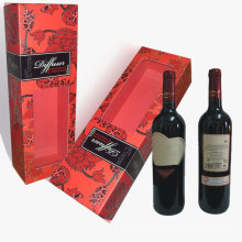 Zylinder Wein Verpackung / Zylinder Weinbox mit Fenster